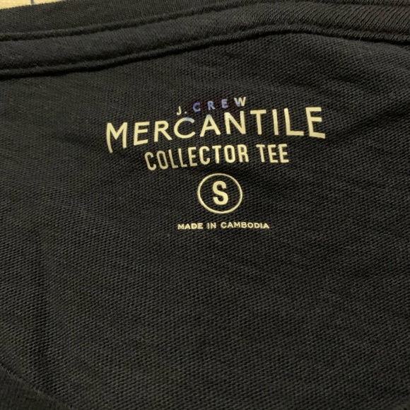 J Crew “OH DEER” Mercantile Tee Navy Blue Sz Small - Picture 7 of 10